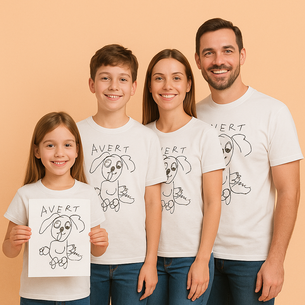Custom Art Tee Shirt (White)